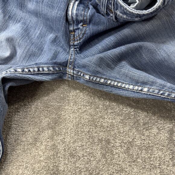 BKE Wendi Stretch Bootcut Medium Wash Denim Jeans Womens 31x31.5 Distressed Y2K - Picture 6 of 12